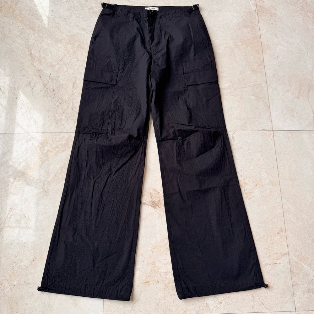 Re/Done Black Cargo Pants size 26